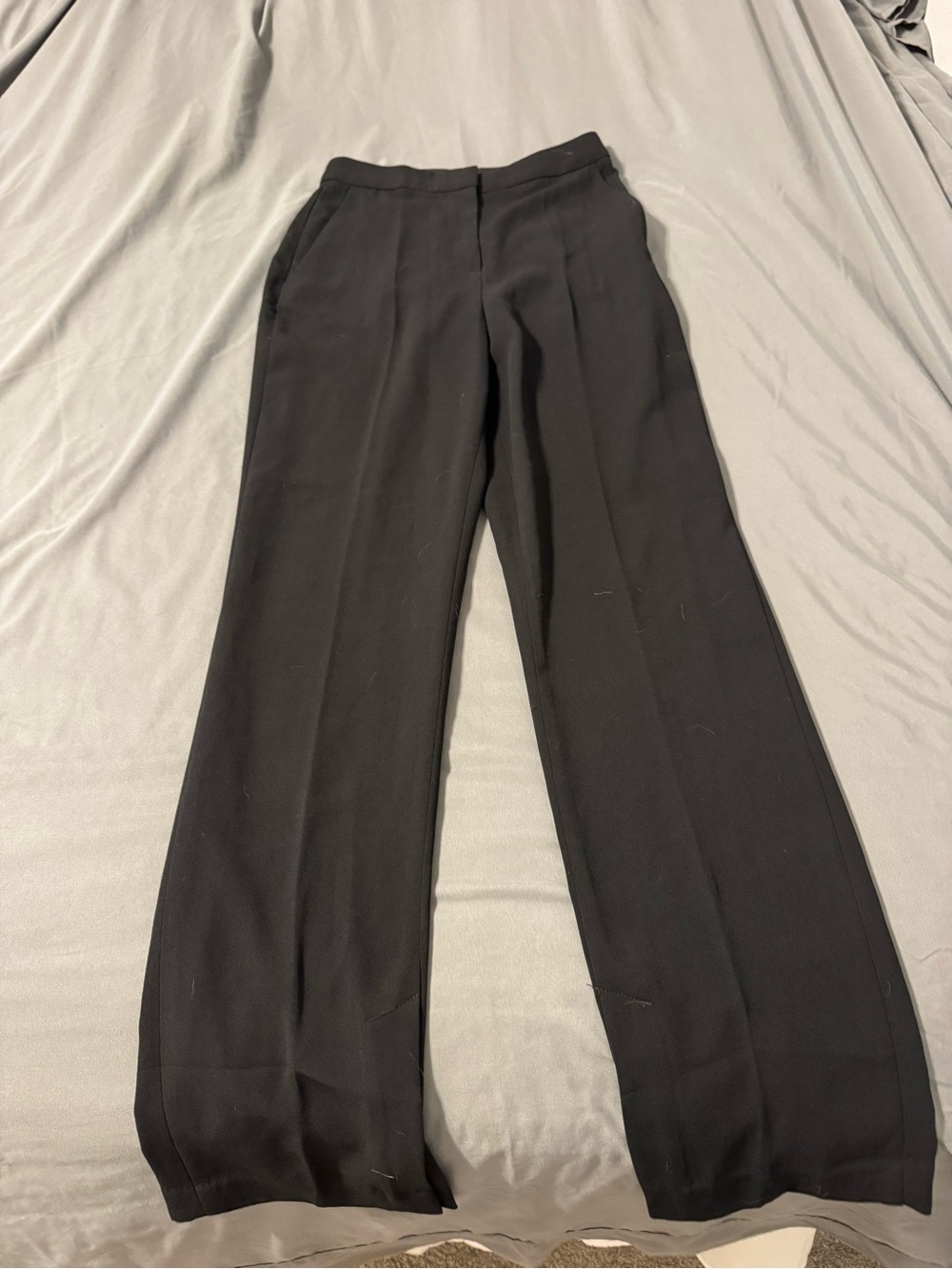 H&M Black High-Rise Trousers
